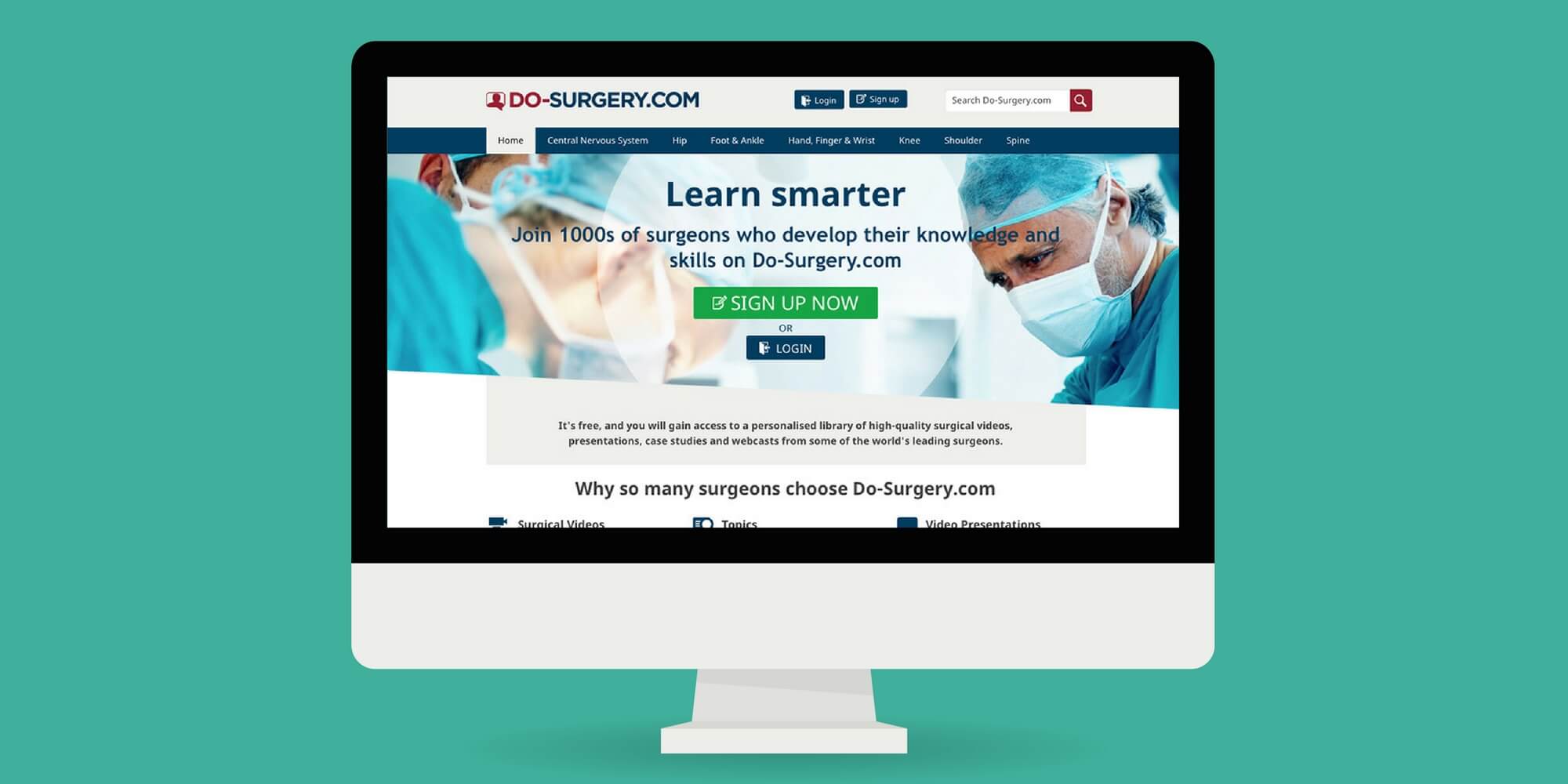 DoSurgery website screenshot